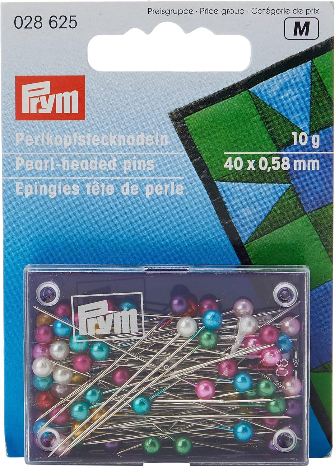imagePrym 125 Glass Head Pins RedMulticolor