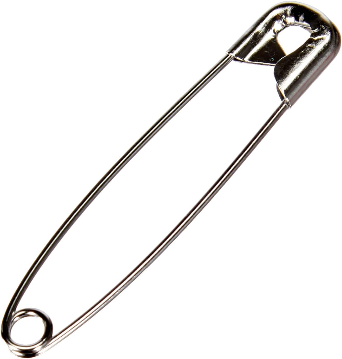imagePrym 2 Safety Pins Silver 12 pc