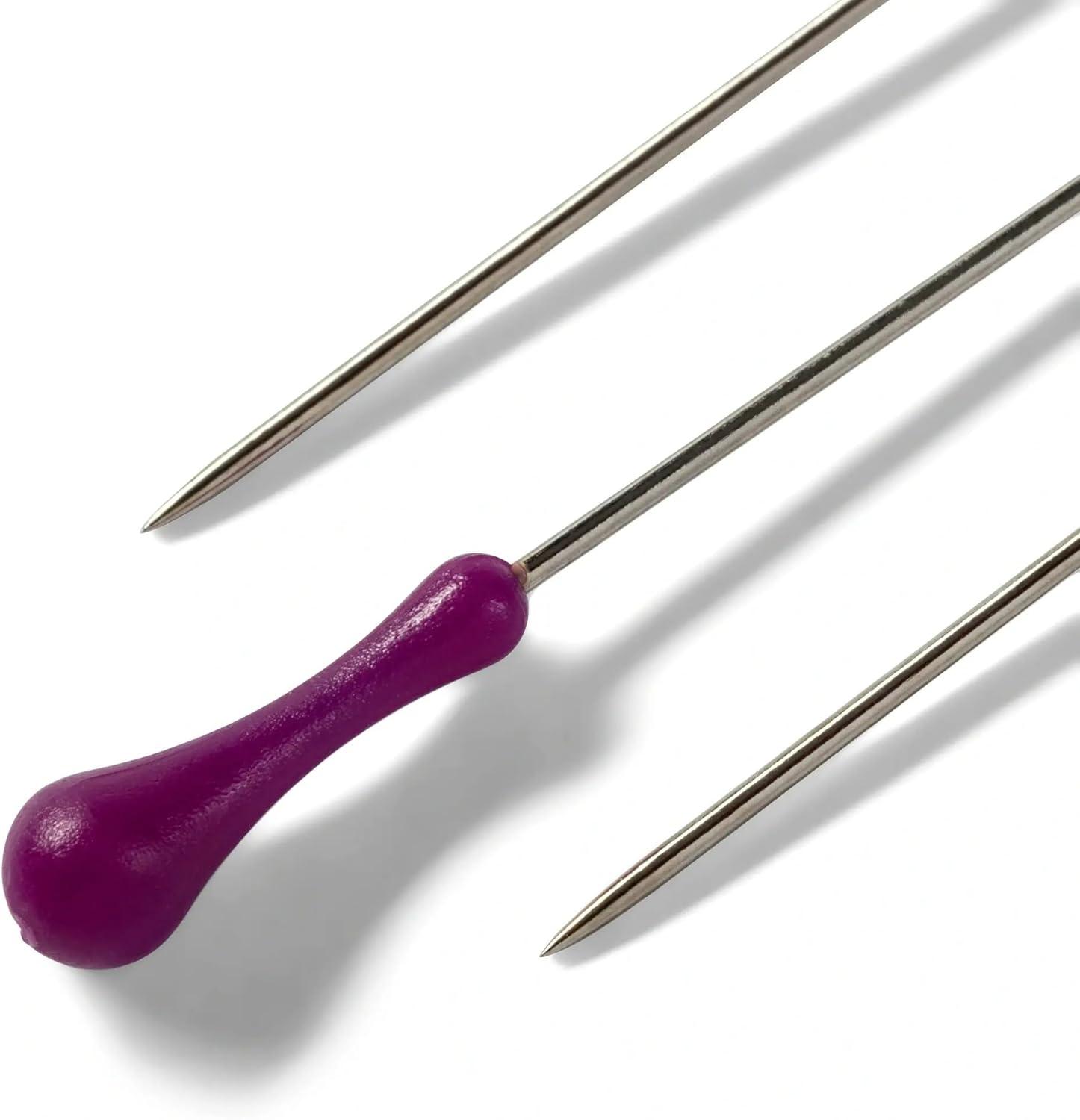 imagePrym 2310 Easy Grasp Purple Straight Pins 93000000000000007 x 67 x 15 cm Silver93000000000000007 x 67 x 15 cm Pack of 2