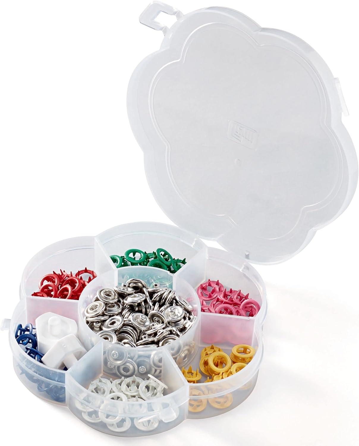 imagePrym Jersey Color 60 Sets 8mm Snap Fasteners Kw53 Count