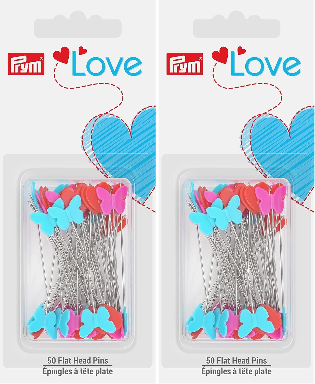 imagePrym Love 218 50 pc Flat Head Pins Multicolor 60100Multicolor