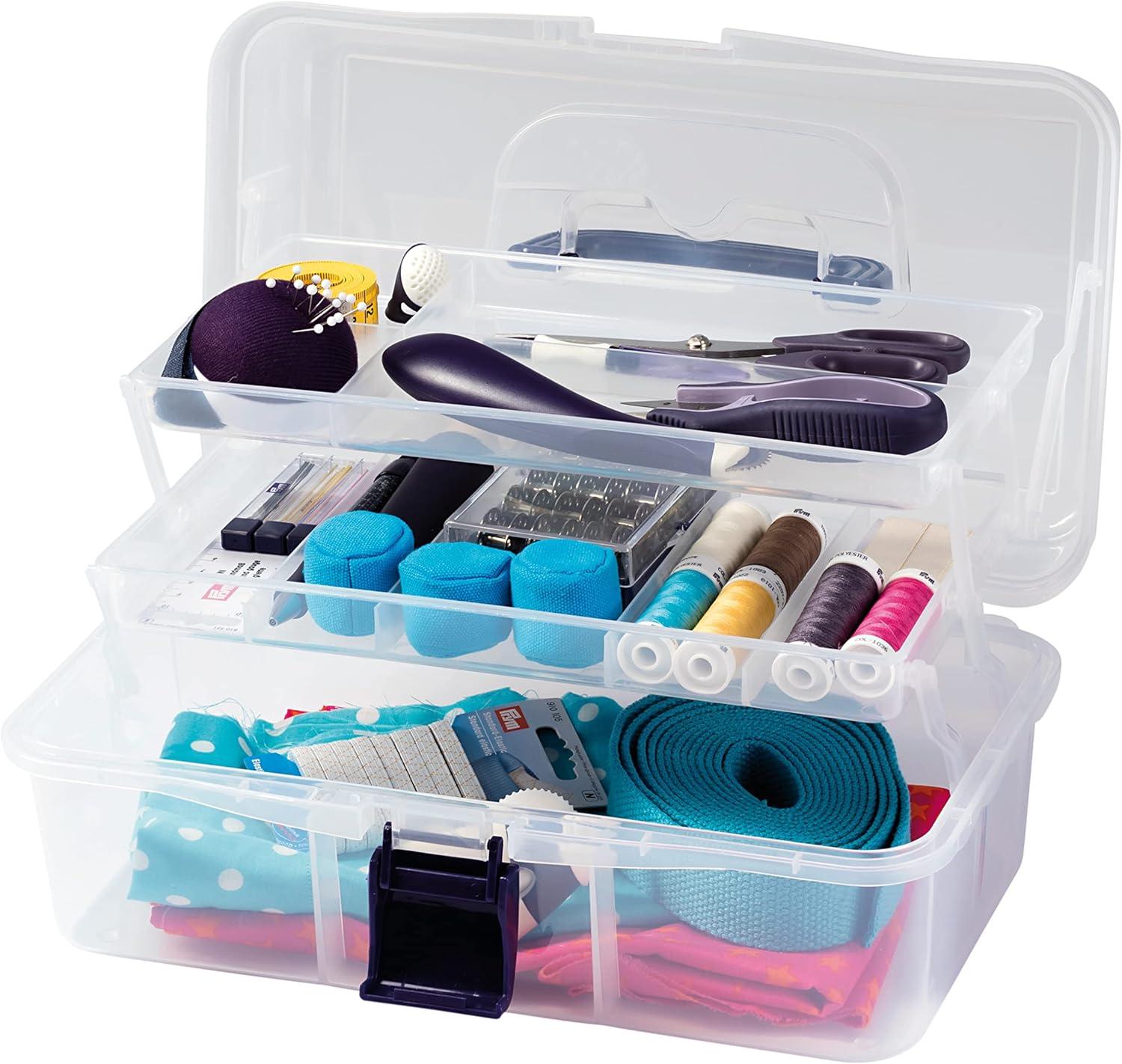 imagePrym Sewing Storage Box Clear