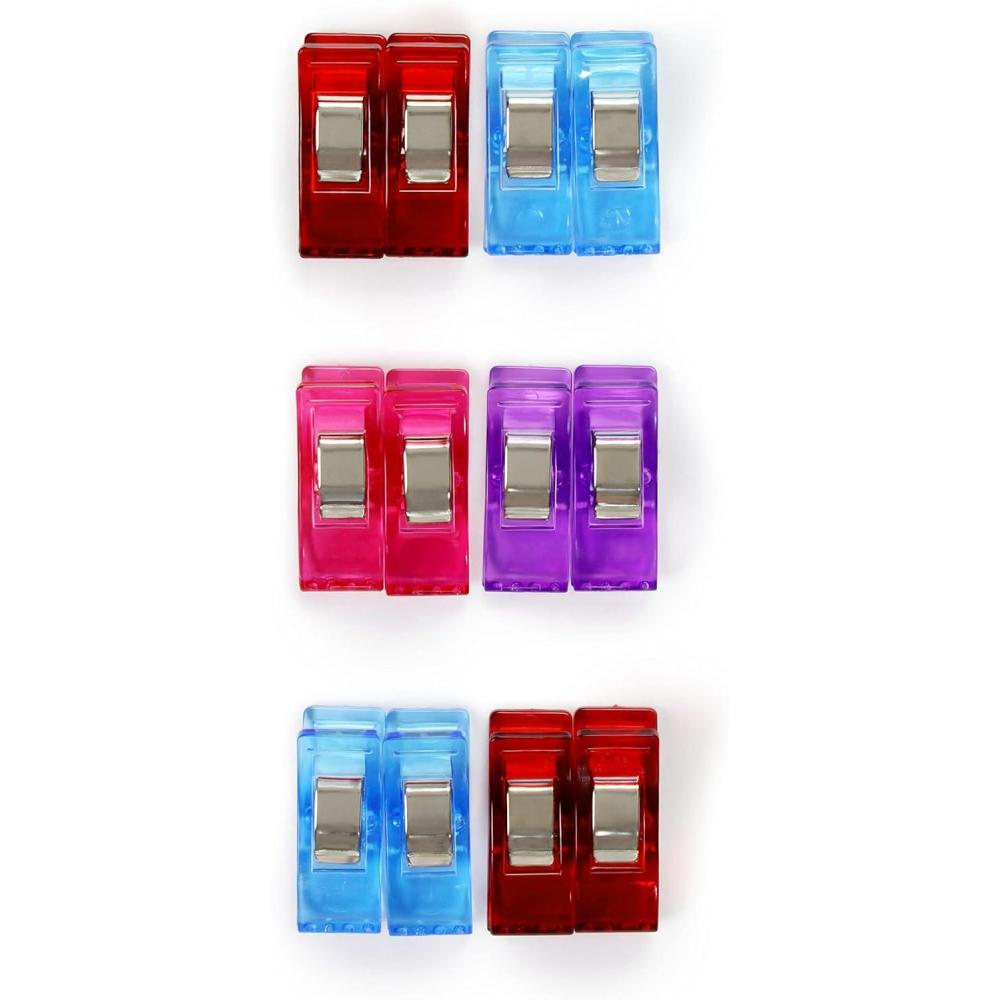 imagePrym Love 12 pc Small Fabric Clips Multicolor 12 Pack 60103