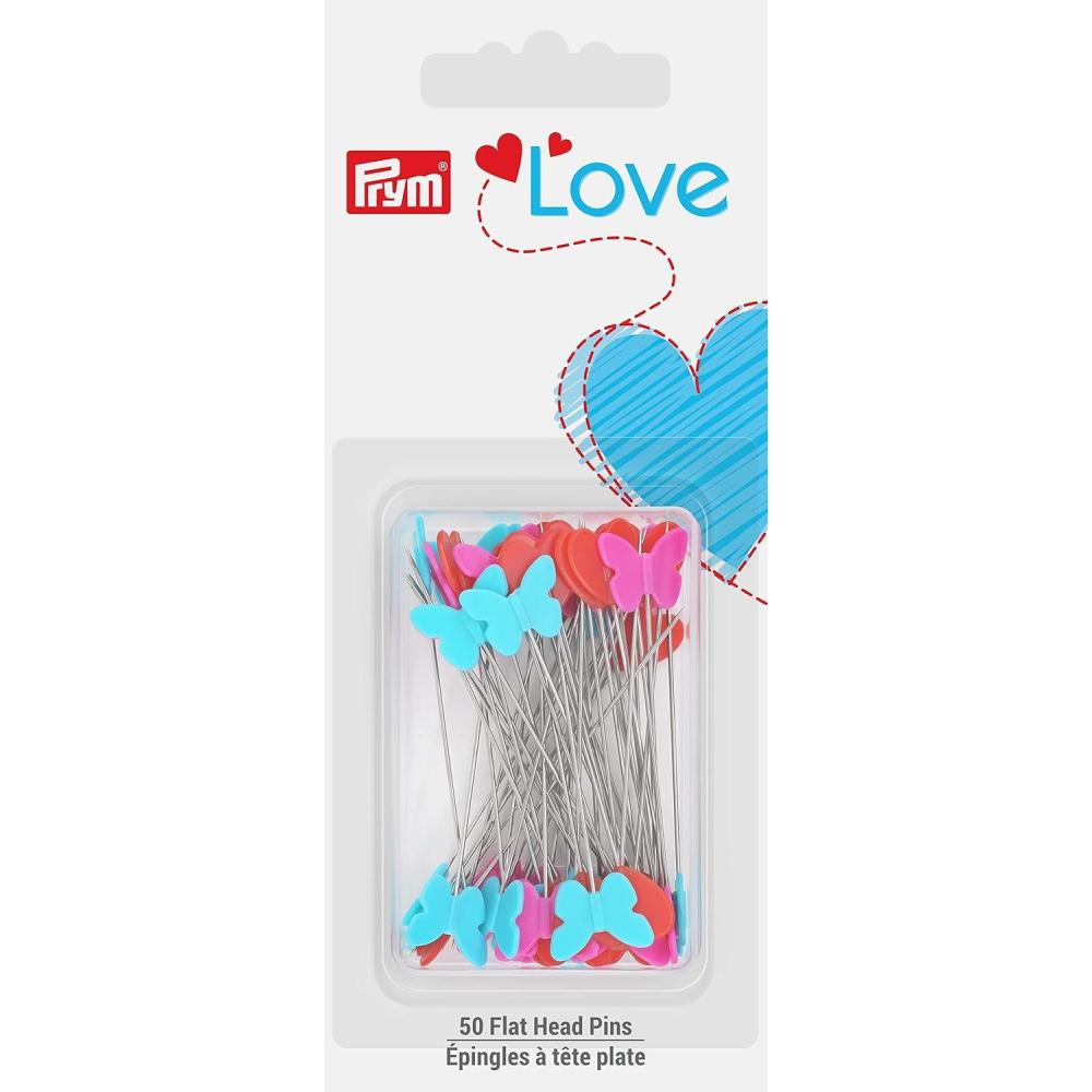 imagePrym Love 218 50 pc Flat Head Pins Multicolor 60100Multicolor