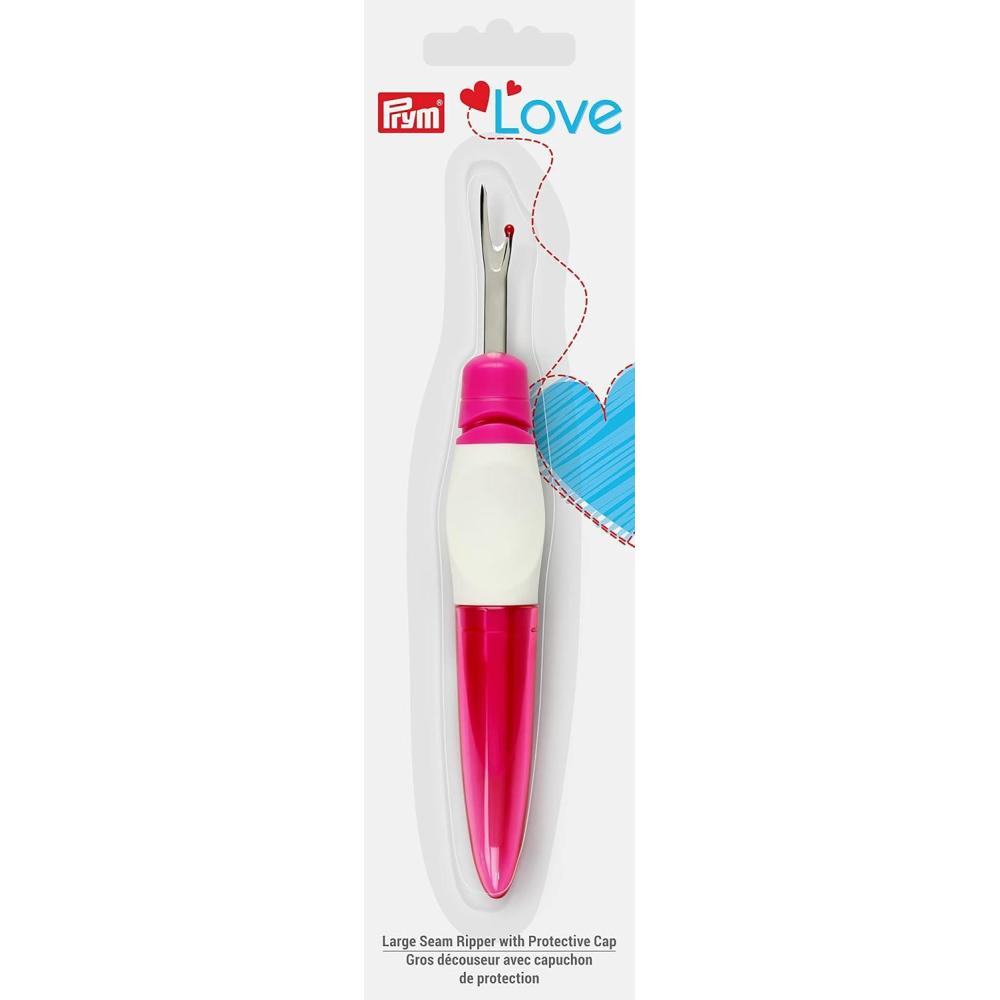 imagePrym Love Pink Large Seam Ripper with Protective Cap 60126