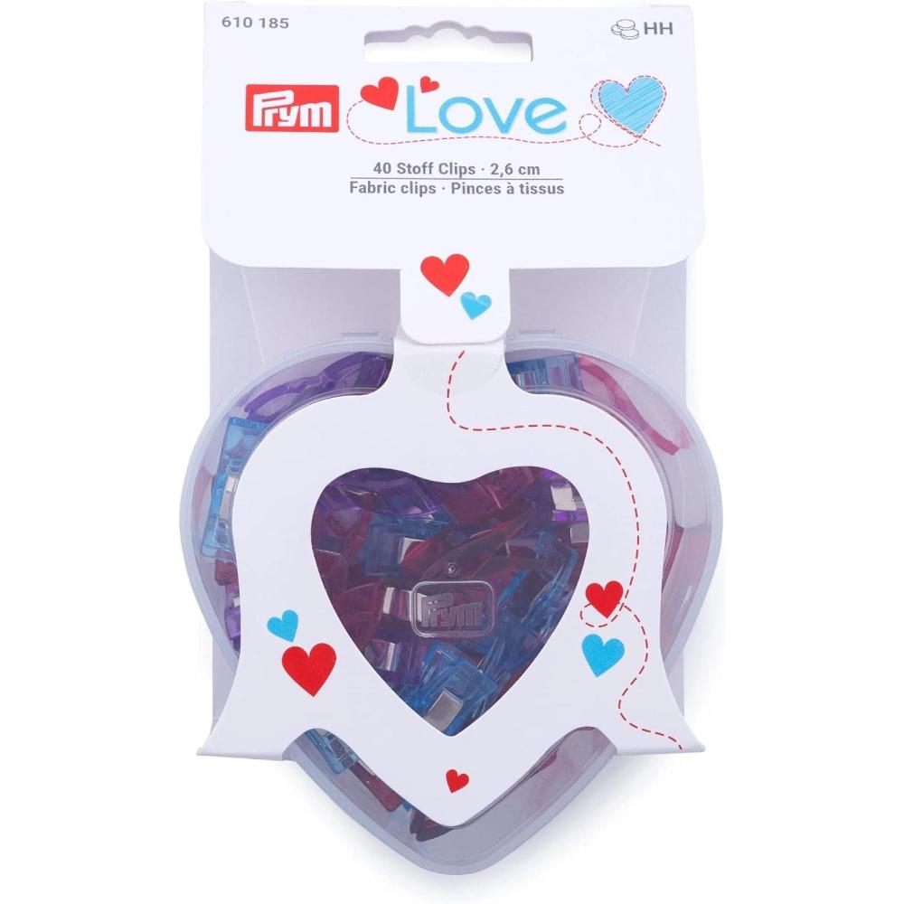 imagePrym Small Fabric Clips with Box Multicolor 40 pc