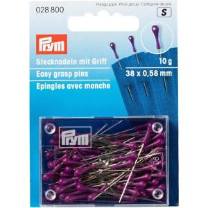 Prym 2-3/10″ Easy Grasp, Purple Straight Pins, 9.3000000000000007 x 6.7 x 1.5 cm, Silver(9.3000000000000007 x 6.7 x 1.5 cm)