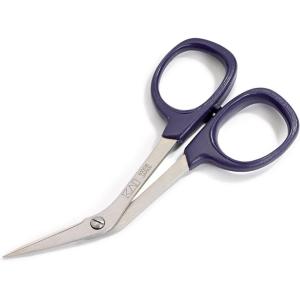 Prym 4″ Professional Curved Embroidery Scissors, Purple, 10cm/3.94″