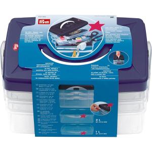 Prym Click Box, Clear, 24 x 16.5 x 14 cm
