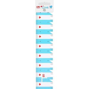 Prym Love 8″, Pink Flexible Ruler (60120)(Turquoise)