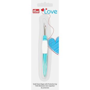 Prym Love, Blue Small Seam Ripper with Protective Cap, Turquoise, 60125