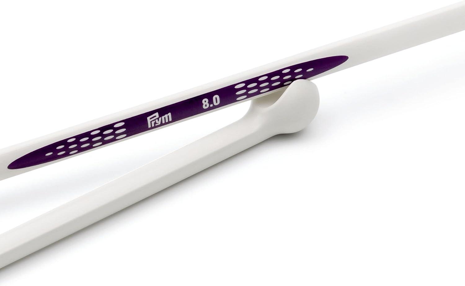 imagePrym 12 Ergonomic Single Point Knitting Needles US 11 8mmUS 11 8 mm