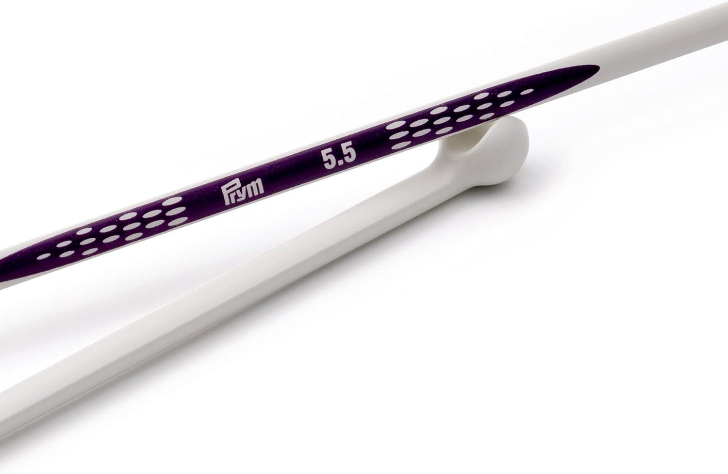 imagePrym 12 Ergonomic Single Point Knitting Needles US 11 8mmUS 9 55 mm