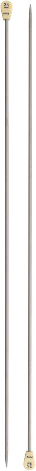 imagePrym 14 Single Point Aluminum Knitting Needles 3mmUS 2 275 mm