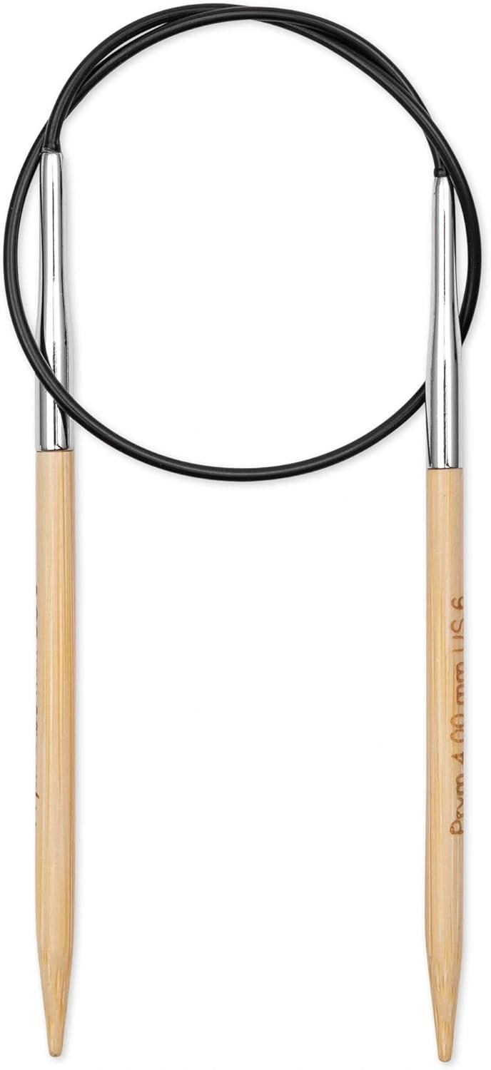 imagePrym 16 Circular Knitting Needles Bamboo US 6 4mm16 40 cm