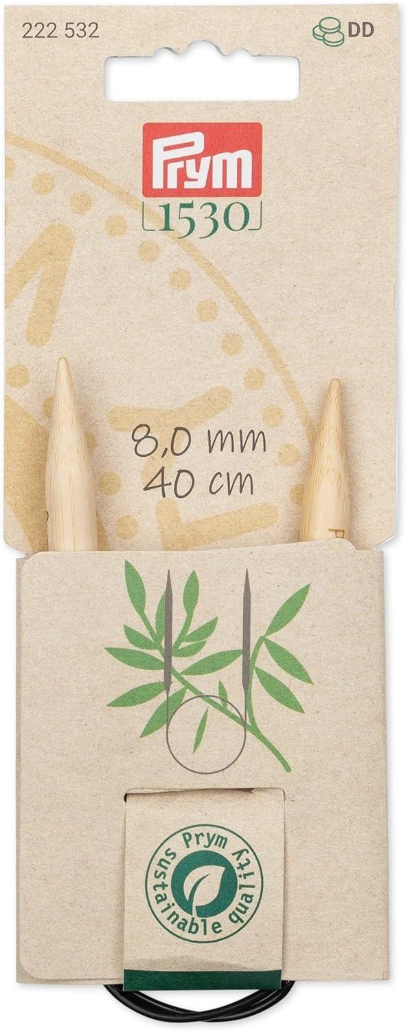 imagePrym 16 Circular Knitting Needles Bamboo US 6 4mm16 40 cm
