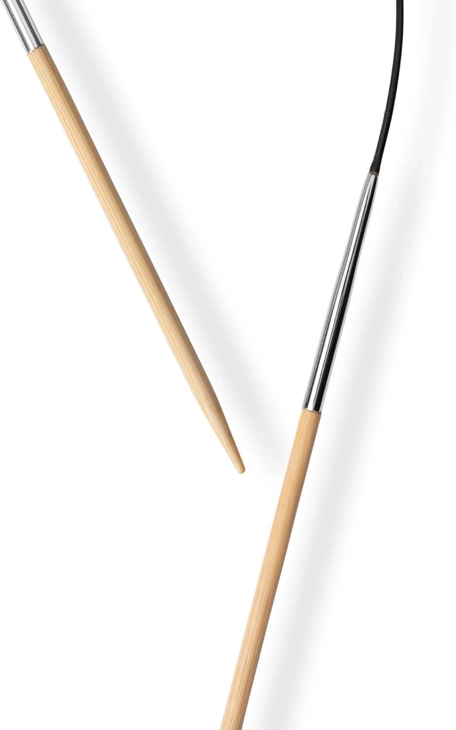 imagePrym 16 Circular Knitting Needles Bamboo US 6 4mm16 40 cm