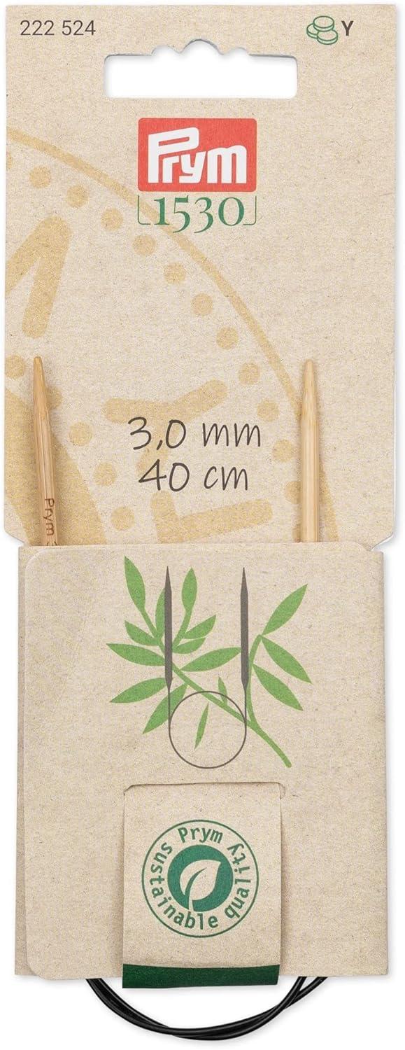 imagePrym 16 Circular Knitting Needles Bamboo US 6 4mm16 40 cm