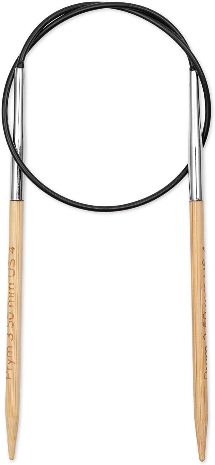 imagePrym 16 Circular Knitting Needles Bamboo US 6 4mm16 40 cm