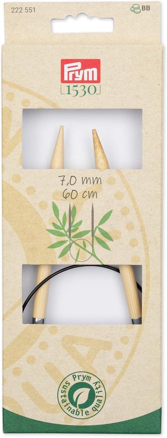 imagePrym 16 Circular Knitting Needles Bamboo US 6 4mm24 60 cm