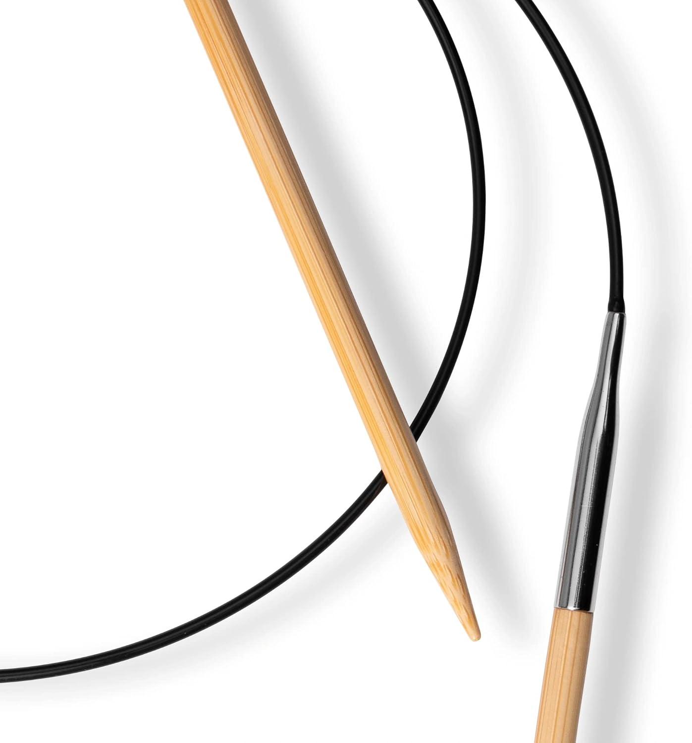 imagePrym 16 Circular Knitting Needles Bamboo US 6 4mm24 60 cm