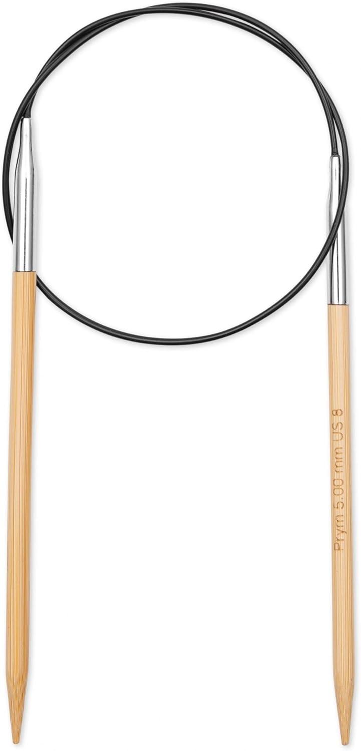 imagePrym 16 Circular Knitting Needles Bamboo US 6 4mm24 60 cm