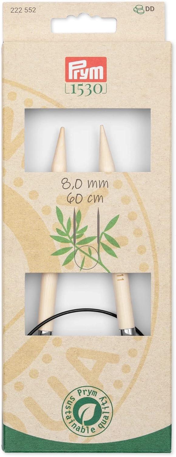 imagePrym 16 Circular Knitting Needles Bamboo US 6 4mm24 60 cm
