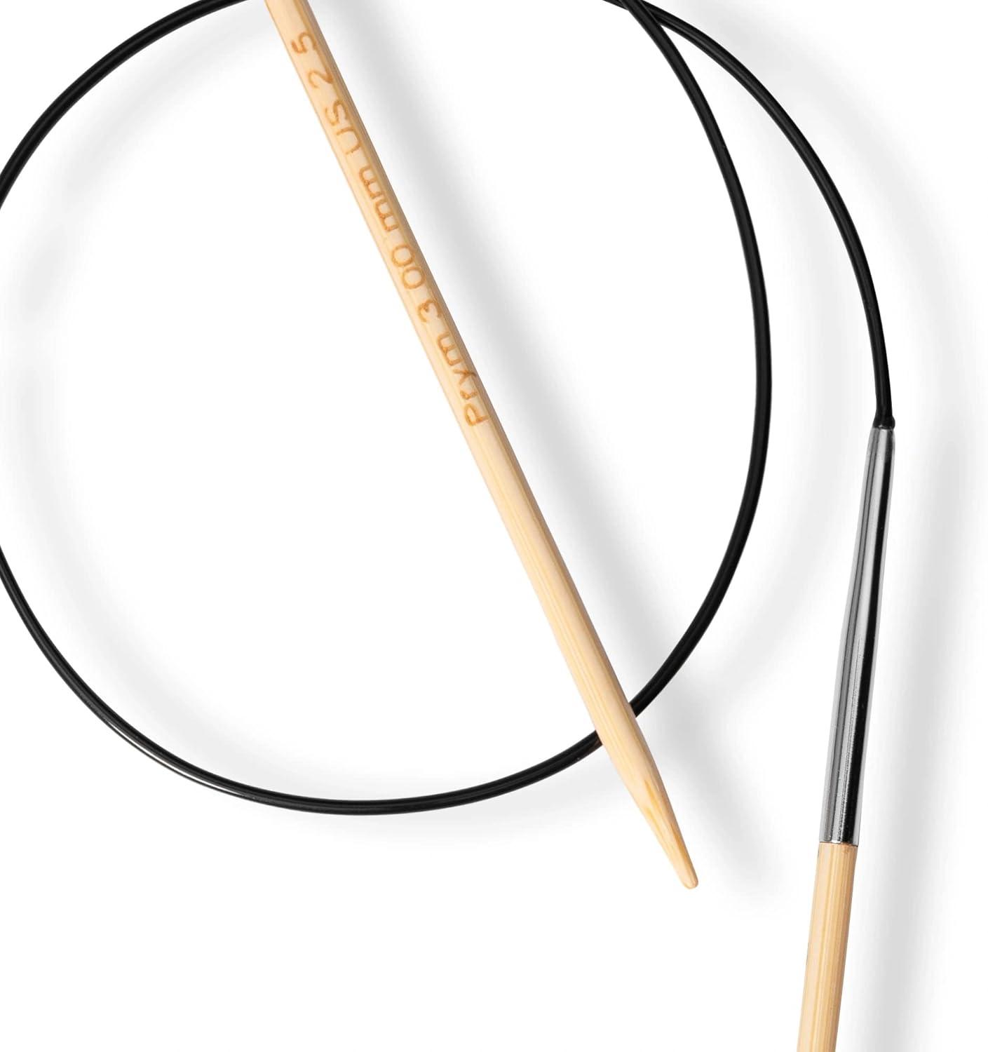 imagePrym 16 Circular Knitting Needles Bamboo US 6 4mm24 60 cm