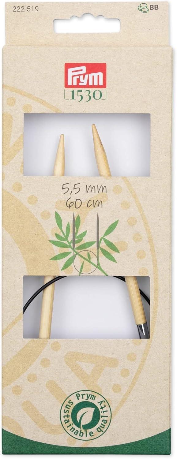 imagePrym 16 Circular Knitting Needles Bamboo US 6 4mm24 60 cm