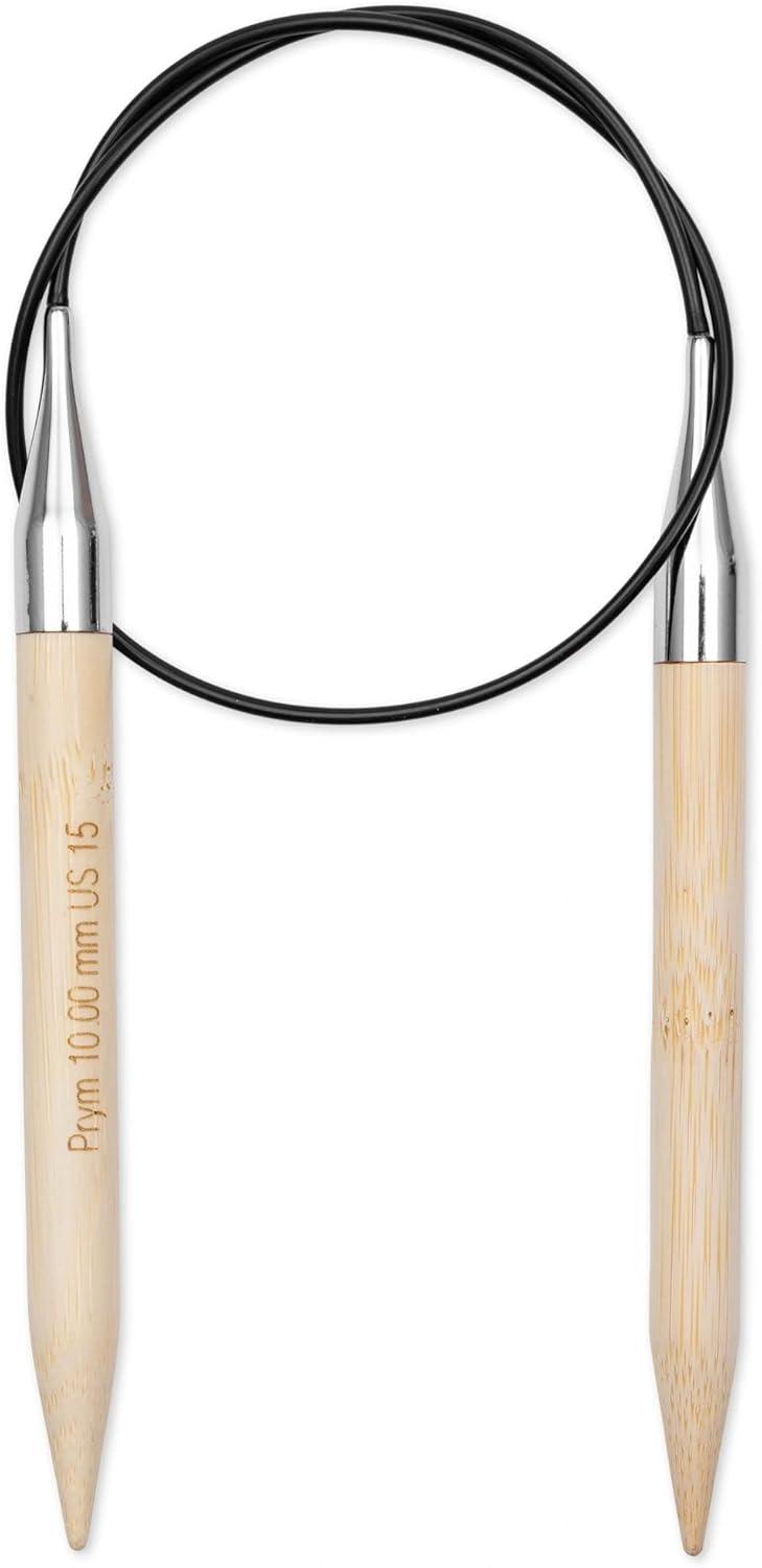 imagePrym 16 Circular Knitting Needles Bamboo US 6 4mm24 60 cm