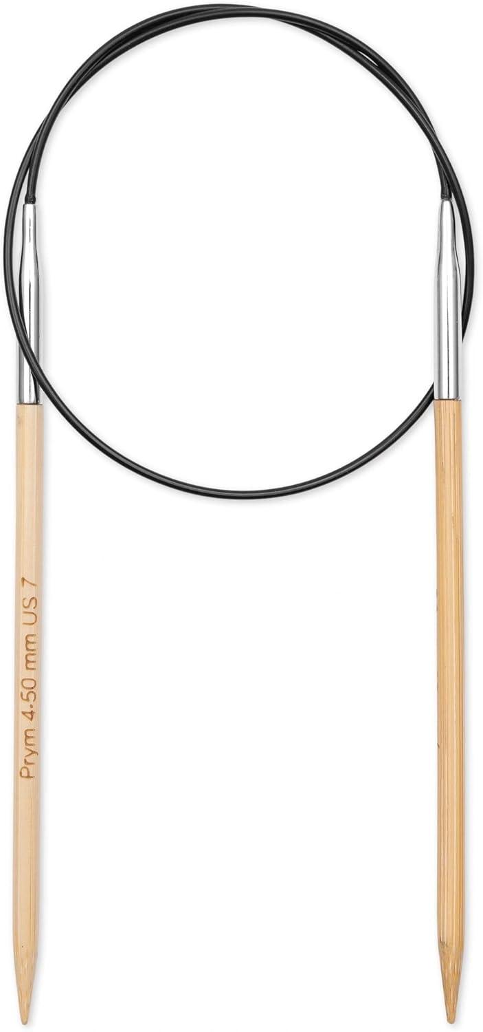imagePrym 16 Circular Knitting Needles Bamboo US 6 4mm24 60 cm
