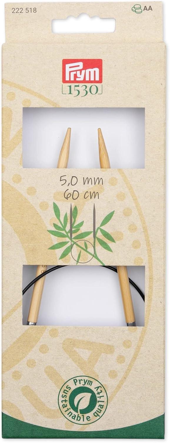 imagePrym 16 Circular Knitting Needles Bamboo US 6 4mm24 60 cm