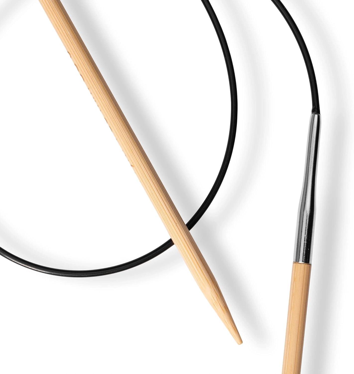 imagePrym 16 Circular Knitting Needles Bamboo US 6 4mm24 60 cm