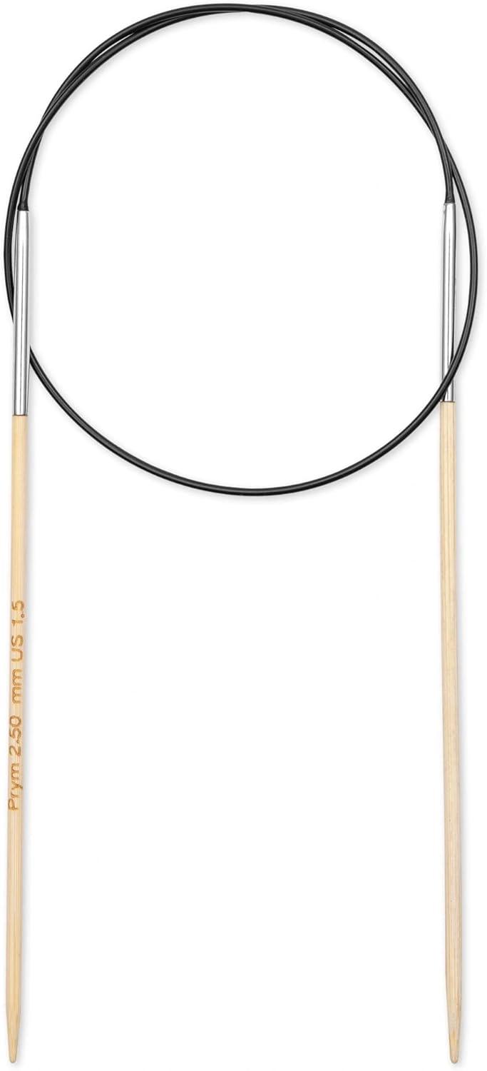 imagePrym 16 Circular Knitting Needles Bamboo US 6 4mm24 60 cm