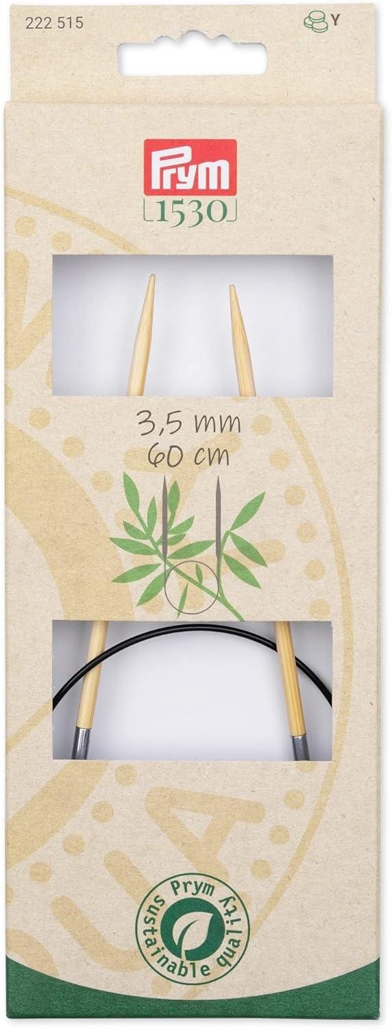 imagePrym 16 Circular Knitting Needles Bamboo US 6 4mm24 60 cm