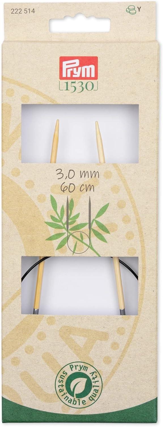 imagePrym 16 Circular Knitting Needles Bamboo US 6 4mm24 60 cm
