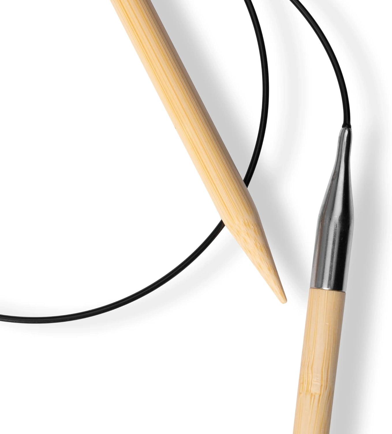 imagePrym 16 Circular Knitting Needles Bamboo US 6 4mm32 80 cm