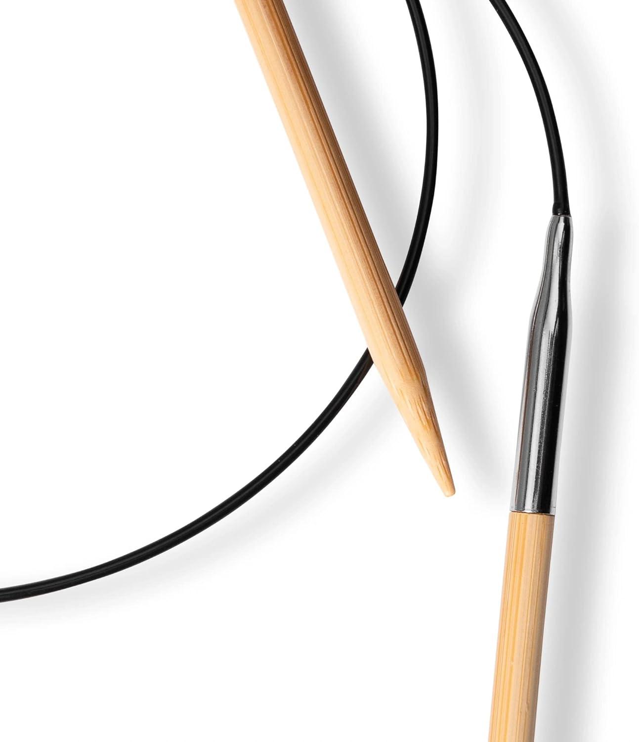 imagePrym 16 Circular Knitting Needles Bamboo US 6 4mm32 80 cm