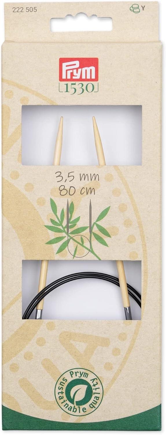 imagePrym 16 Circular Knitting Needles Bamboo US 6 4mm32 80 cm