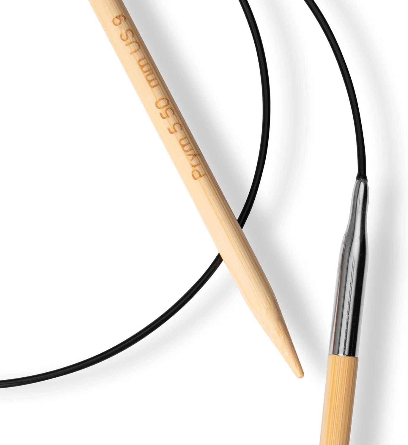 imagePrym 16 Circular Knitting Needles Bamboo US 6 4mm32 80 cm