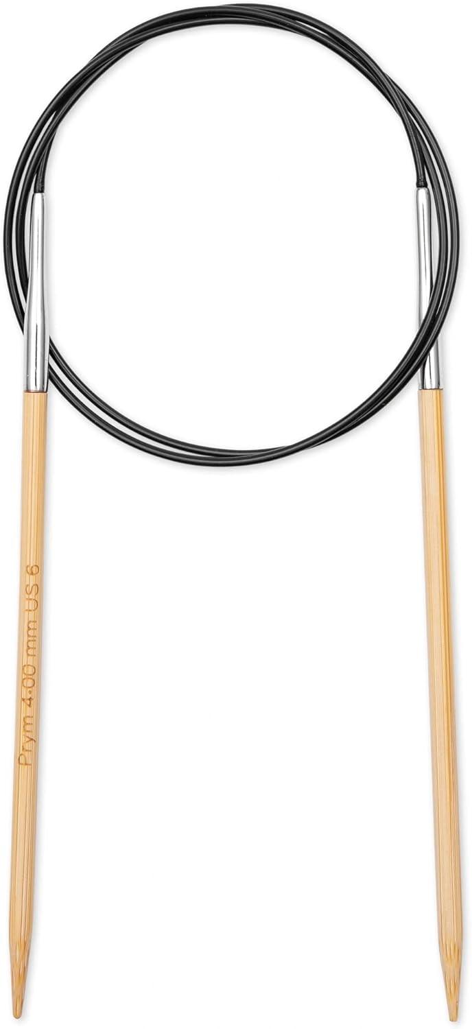 imagePrym 16 Circular Knitting Needles Bamboo US 6 4mm32 80 cm