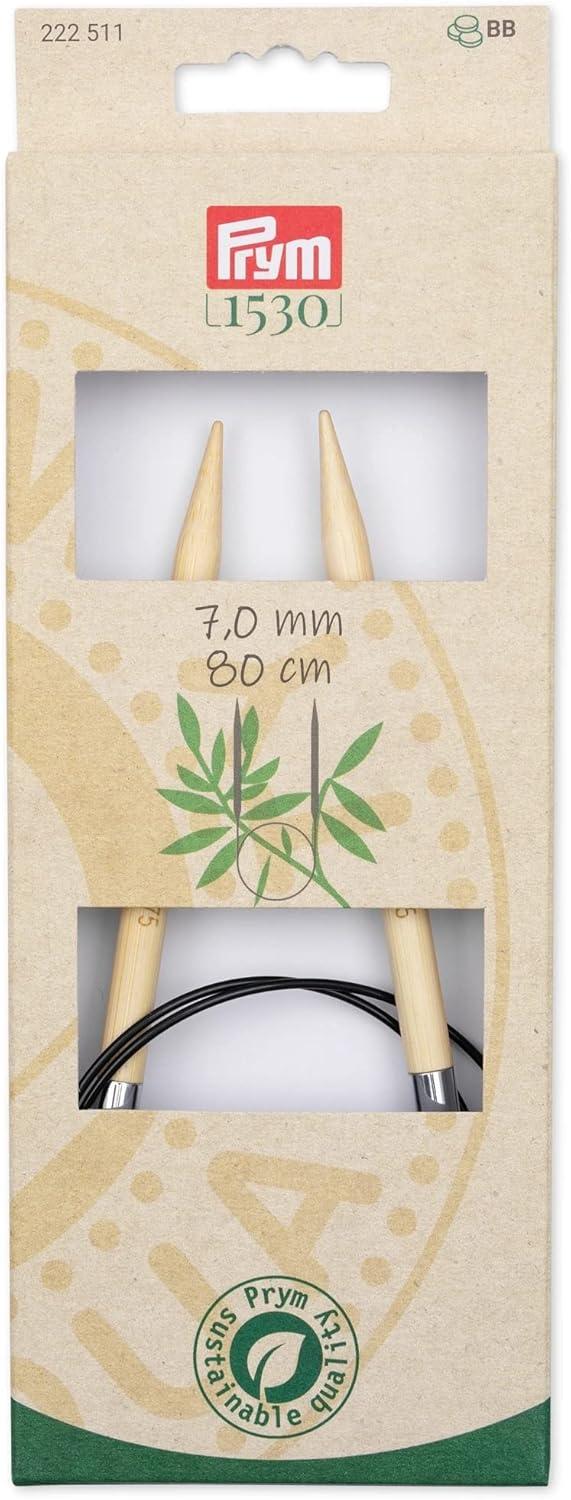 imagePrym 16 Circular Knitting Needles Bamboo US 6 4mm32 80 cm