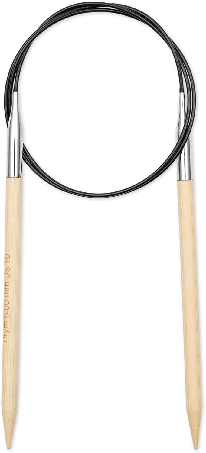 imagePrym 16 Circular Knitting Needles Bamboo US 6 4mm32 80 cm