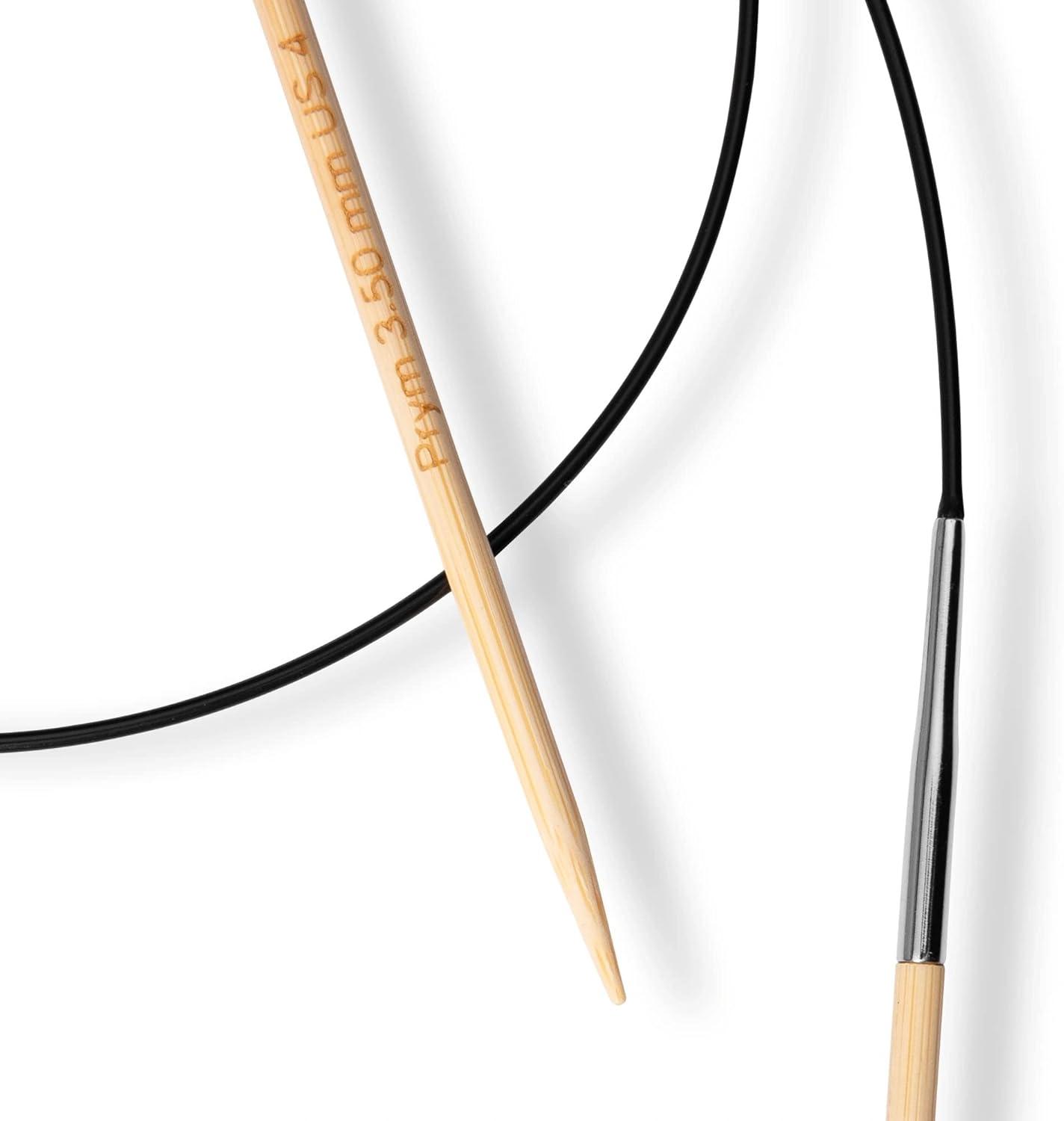 imagePrym 16 Circular Knitting Needles Bamboo US 6 4mm32 80 cm