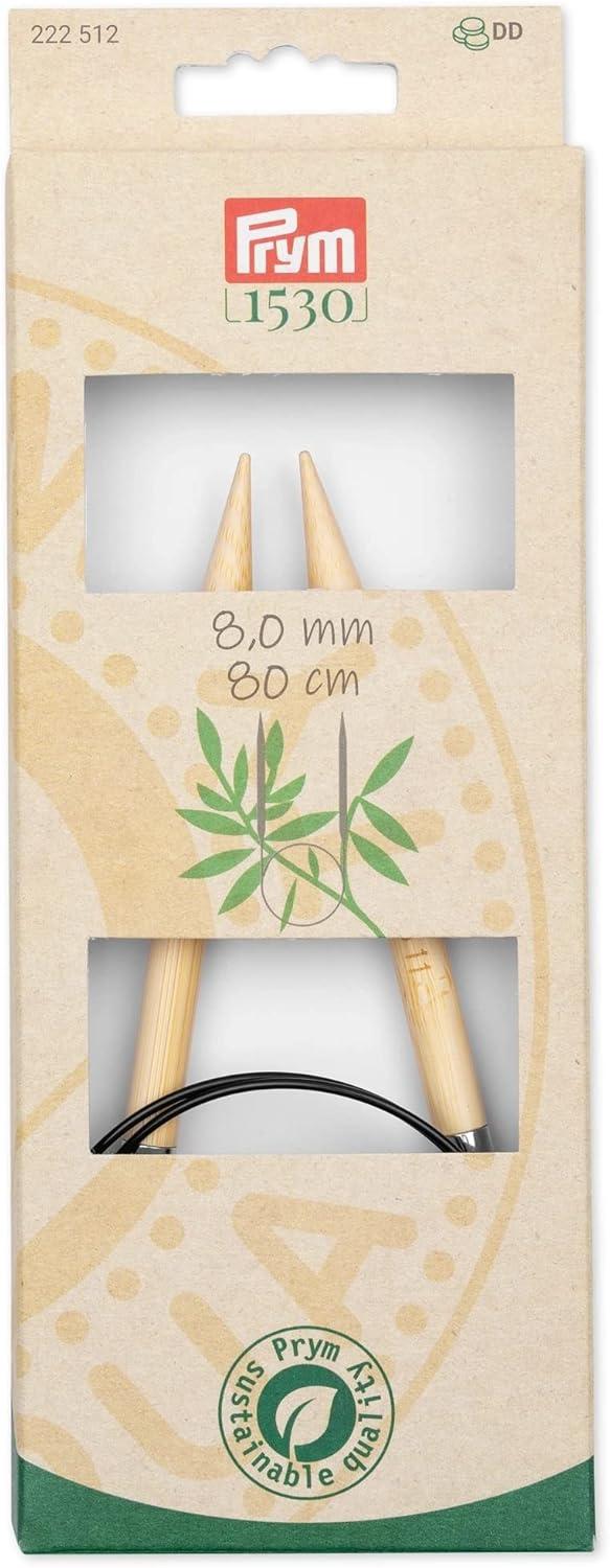 imagePrym 16 Circular Knitting Needles Bamboo US 6 4mm32 80 cm