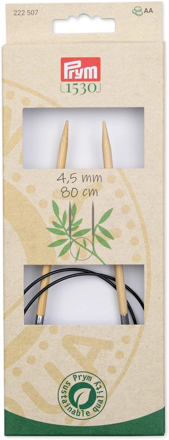 imagePrym 16 Circular Knitting Needles Bamboo US 6 4mm32 80 cm