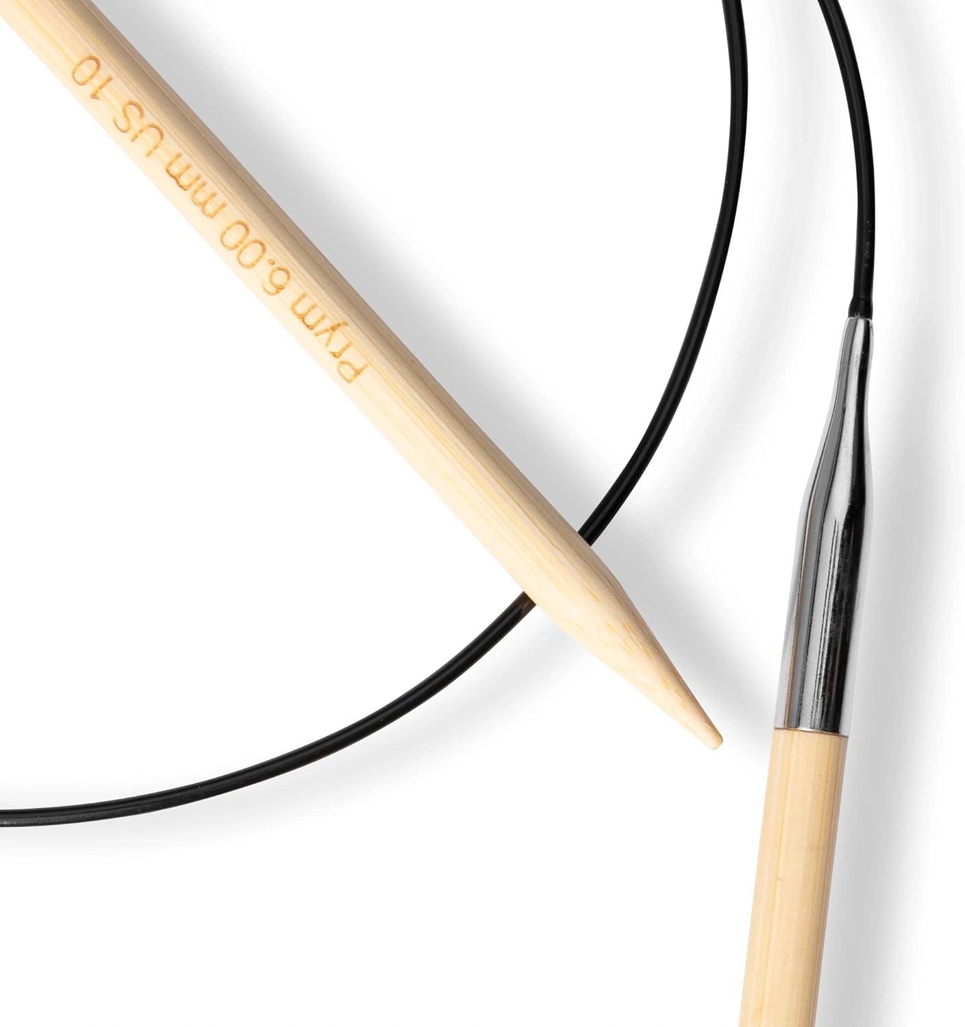 imagePrym 16 Circular Knitting Needles Bamboo US 6 4mm32 80 cm