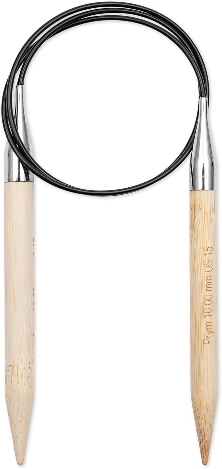 imagePrym 16 Circular Knitting Needles Bamboo US 6 4mm32 80 cm