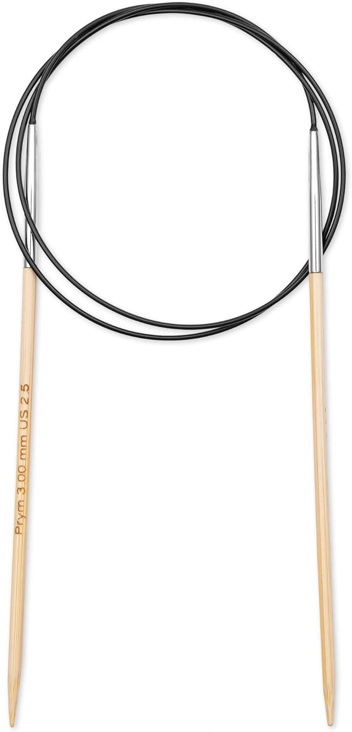 imagePrym 16 Circular Knitting Needles Bamboo US 6 4mm32 80 cm