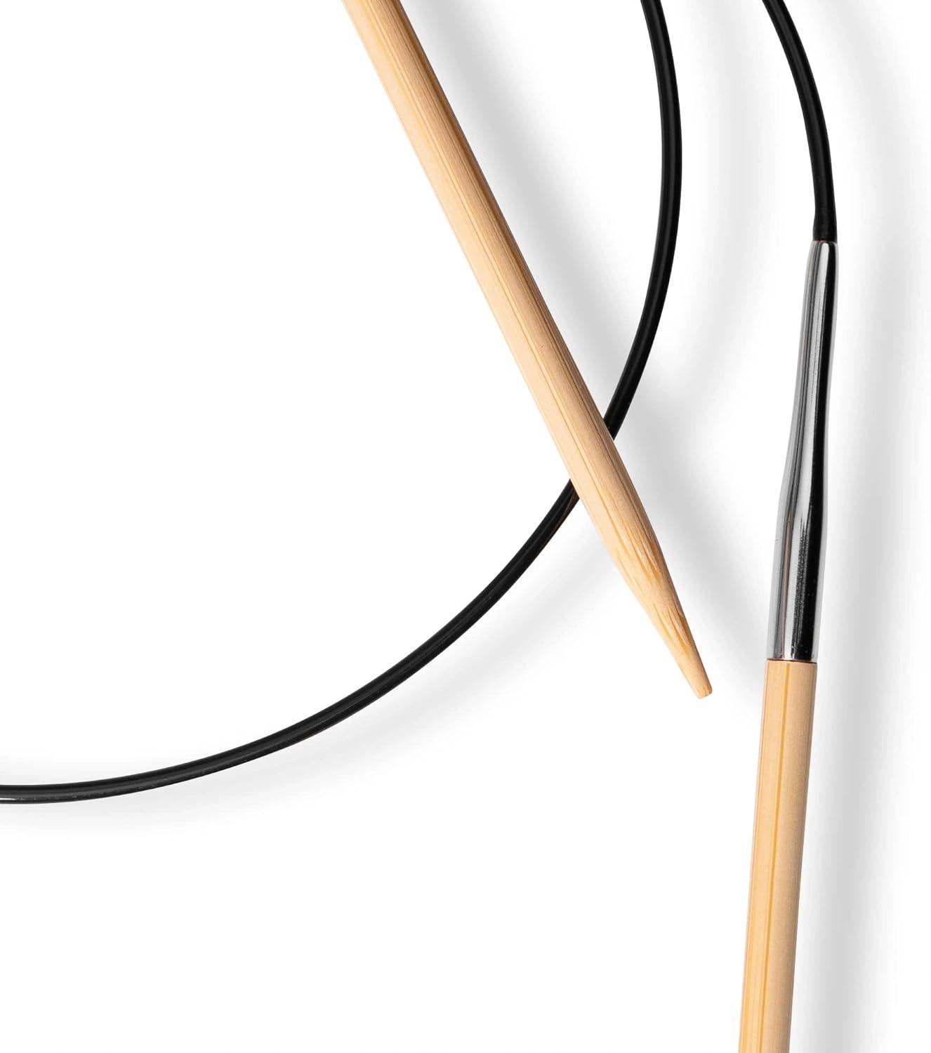 imagePrym 16 Circular Knitting Needles Bamboo US 6 4mm32 80 cm
